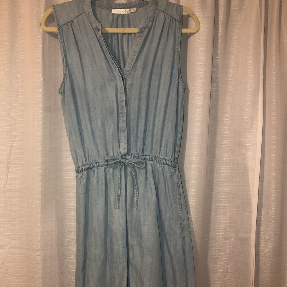 Super soft denim dress